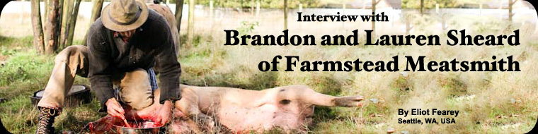 Interview with Brandon and Lauren Sheard of Farmstead Meatsmith