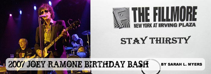2007 Joey Ramone Birthday Bash