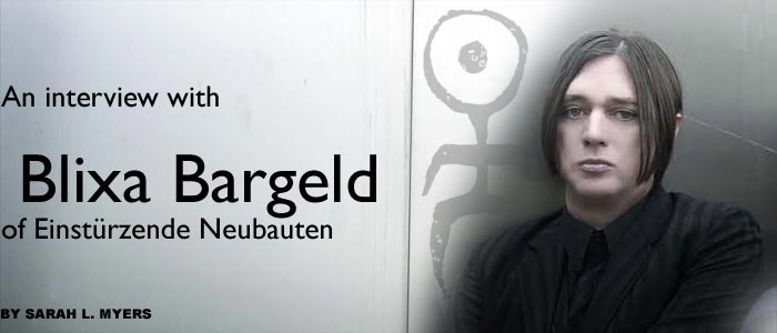 Interview with Blixa Bargeld