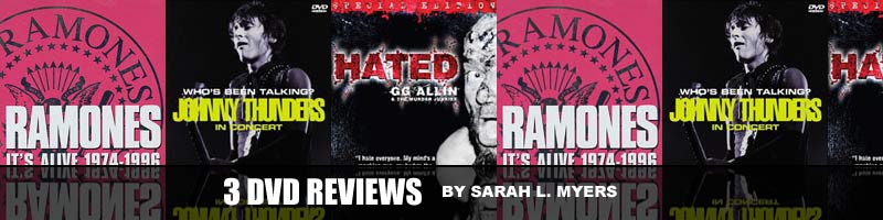 Reviews - Ramones - Johnny Thunders - GG Allin