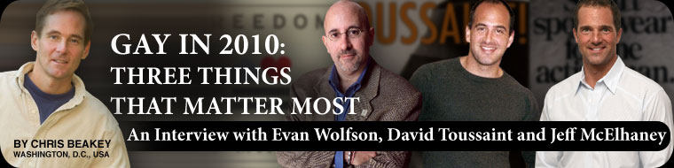 Gay in 2010: Three Things That Matter Most