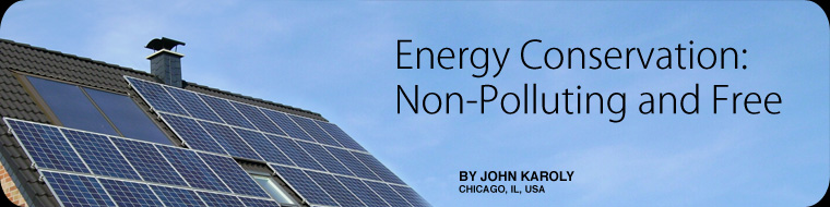 Energy Conservation: Non-Polluting and Free