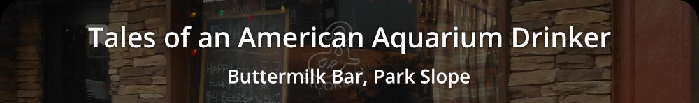 Tales of an American Aquarium Drinker - Buttermilk Bar, Park Slope