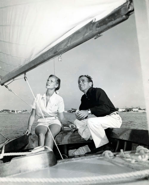 Lauren Bacall and Humphrey Bogart