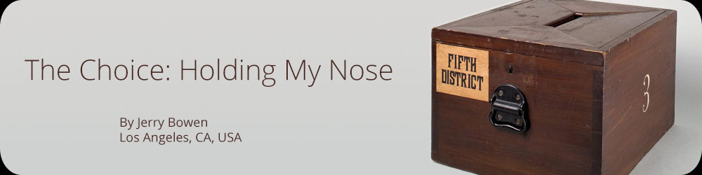 The Choice: Holding My Nose