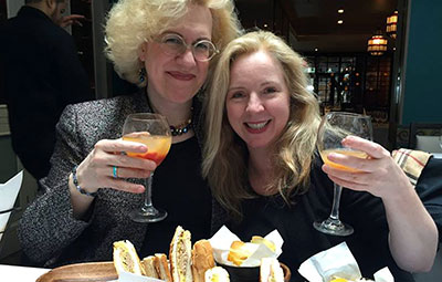 Sara Davis Buechner and Stephanie Chase