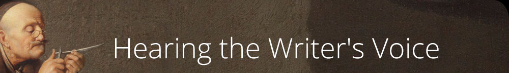 Hearing the Writer's Voice
