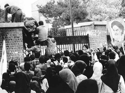 Iranian Students storm US Embassy (Tehran, 1979)